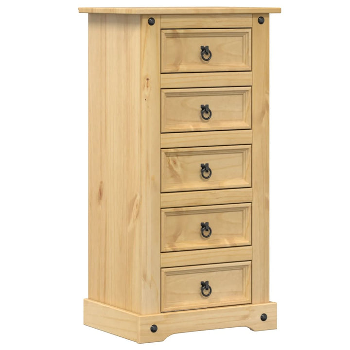 sengebord Corona 53x39x103 cm massivt fyrretræ