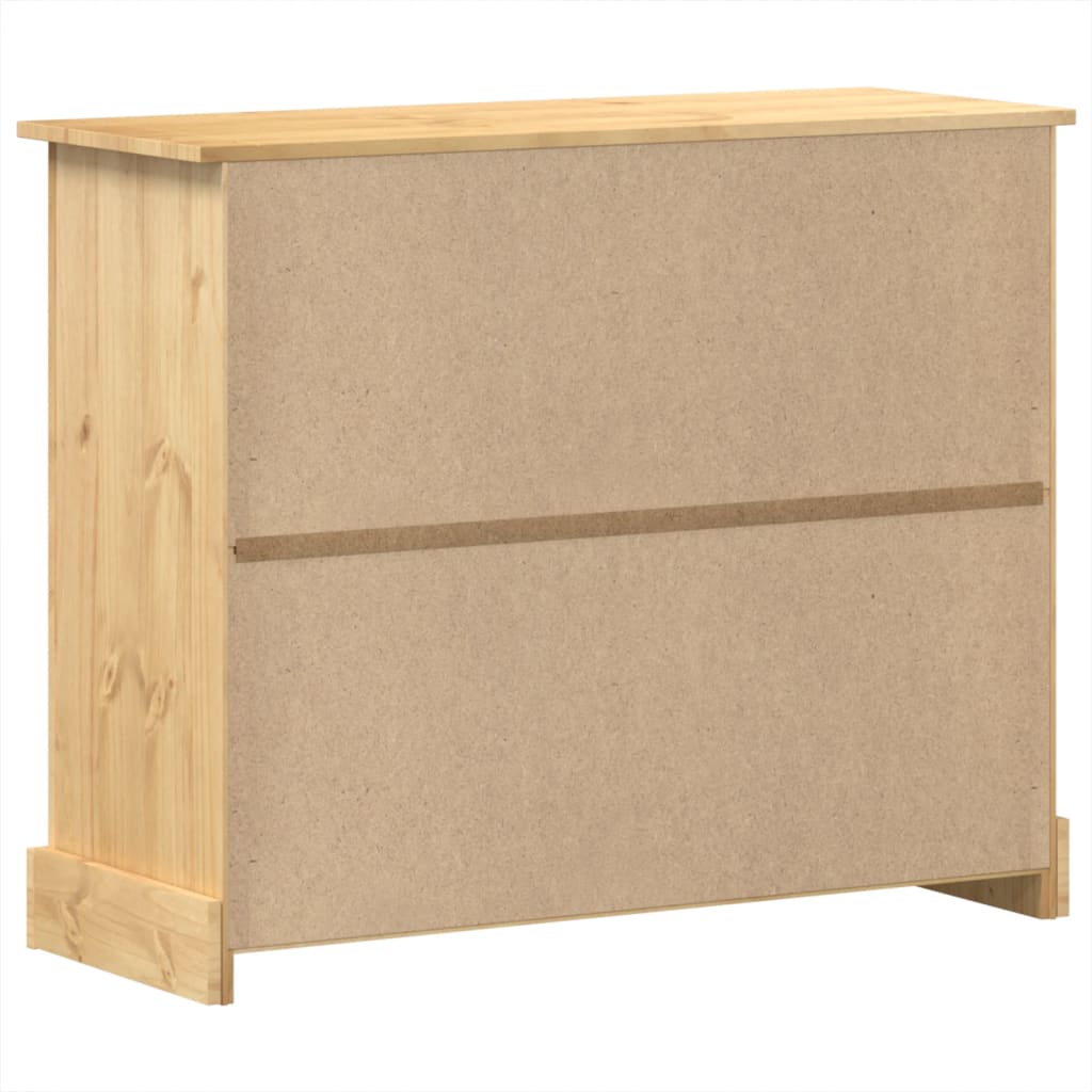 kommode Corona 110x43x91 cm massivt fyrretræ