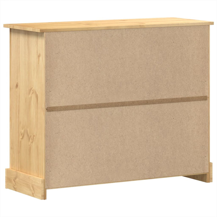 kommode Corona 110x43x91 cm massivt fyrretræ