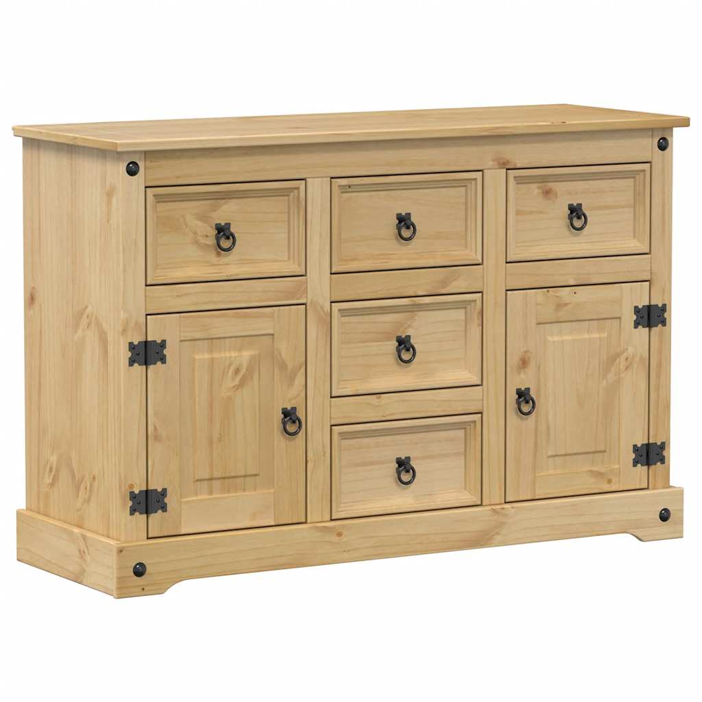 skænk Corona 112x40x75 cm massivt fyrretræ