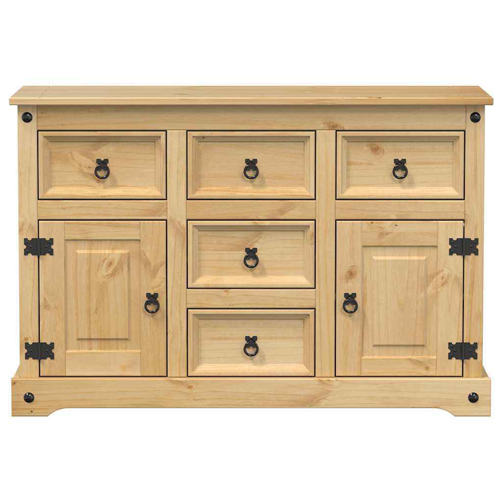skænk Corona 112x40x75 cm massivt fyrretræ