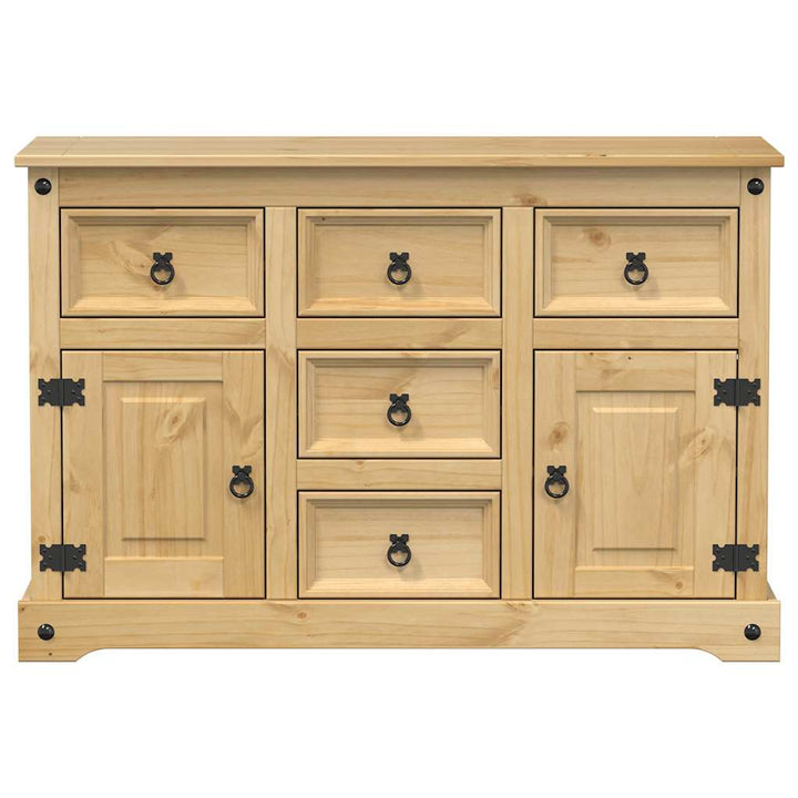 skænk Corona 112x40x75 cm massivt fyrretræ