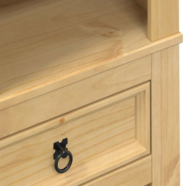 vinreol Corona 56x35x134,5 cm massivt fyrretræ