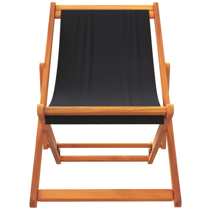 foldbare strandstole 2 stk. stof sort