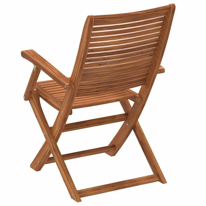 Klapstole 8 stk. 57x66x95 cm Massivt træ akacie