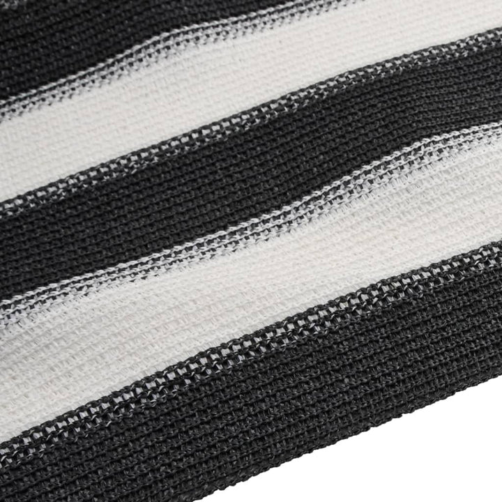 afskærmning 2x25 m 75 g/m² HDPE antracitgrå og hvid