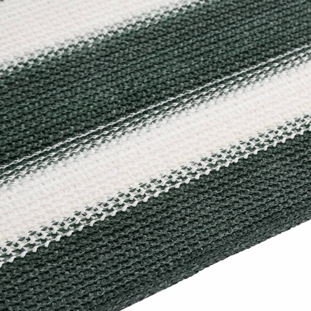 afskærmning 1,5x25 m 150 g/m² HDPE grøn og hvid