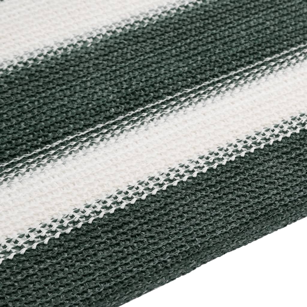 afskærmning 1,5x25 m 195 g/m² HDPE grøn og hvid