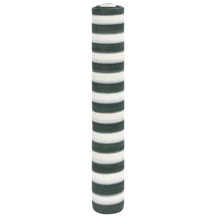 afskærmning 1,8x10 m 195 g/m² HDPE grøn og hvid