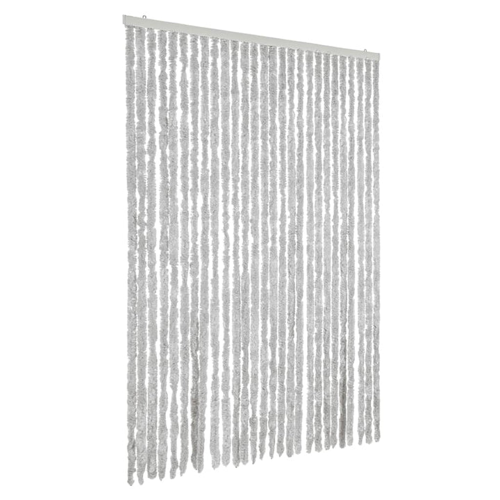flueforhæng 118x220 cm chenille grå