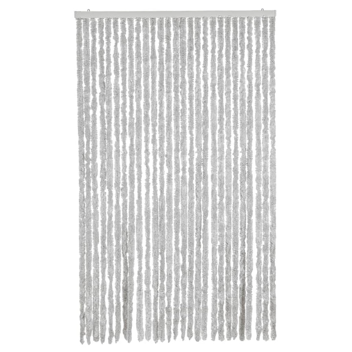 flueforhæng 118x220 cm chenille grå