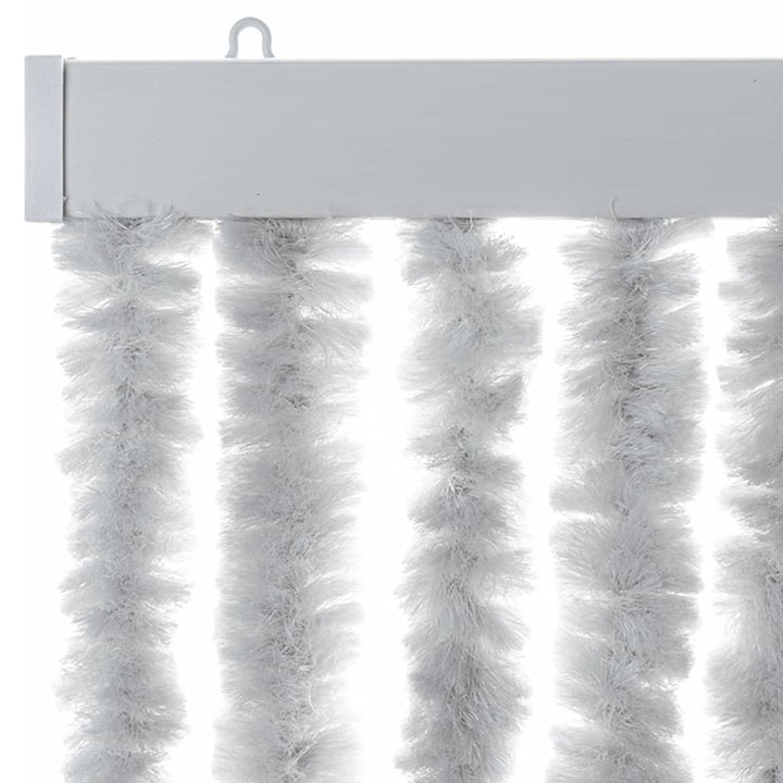 flueforhæng 118x220 cm chenille grå