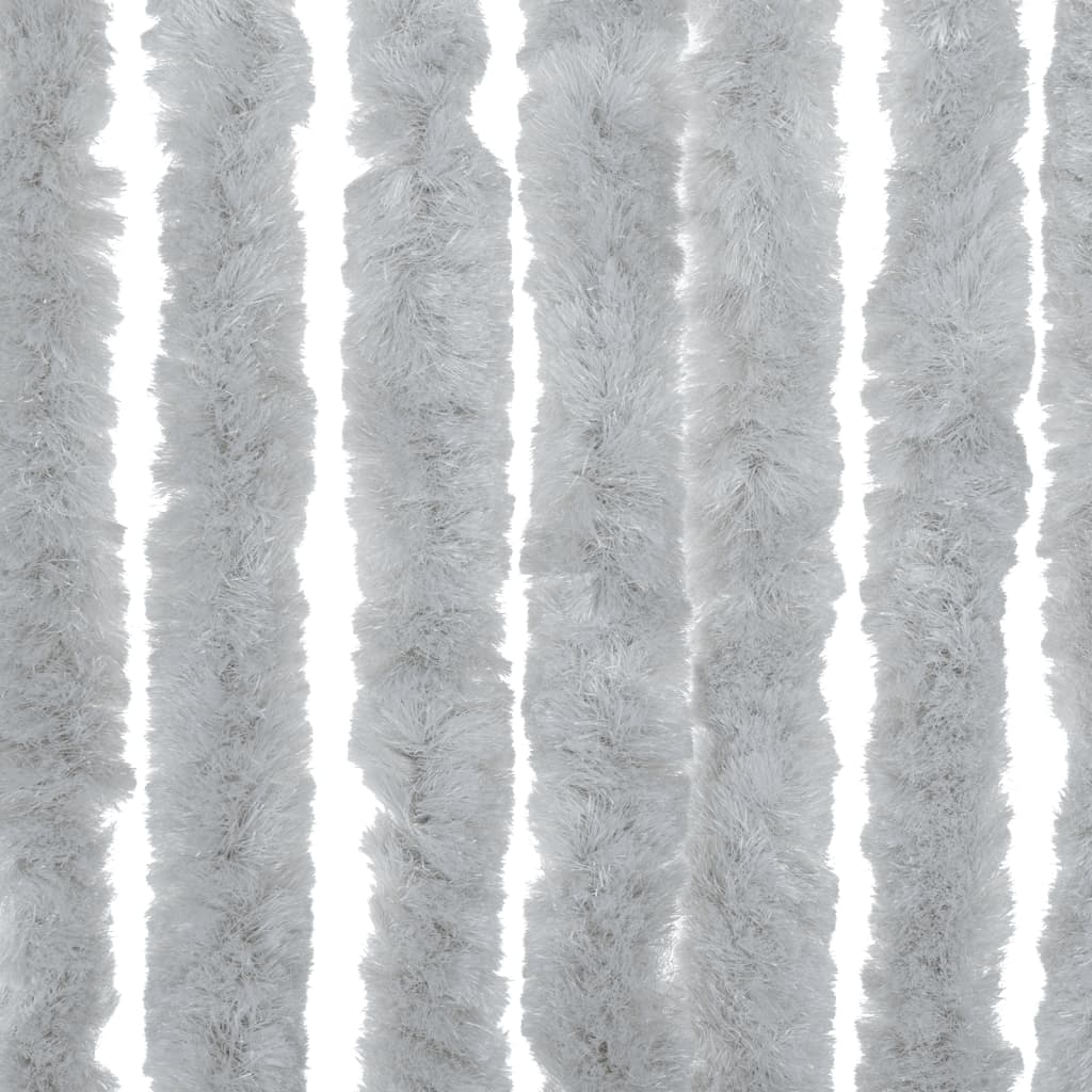 flueforhæng 118x220 cm chenille grå