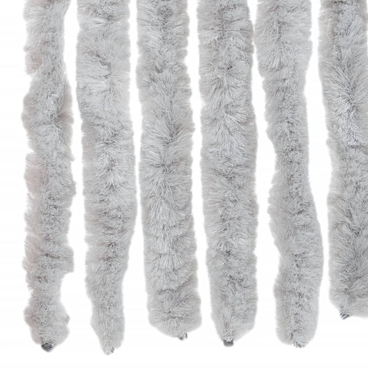 flueforhæng 118x220 cm chenille grå
