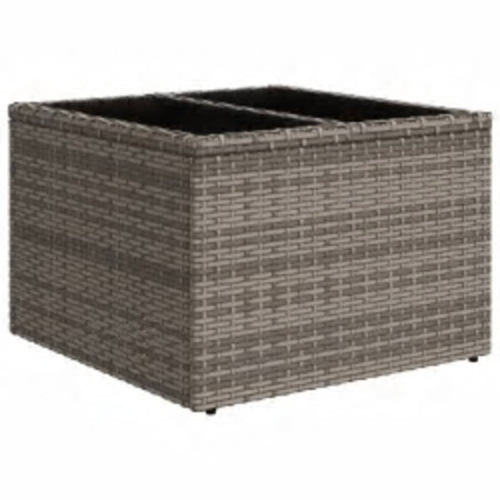 sofasæt til haven 8 dele med hynder polyrattan grå