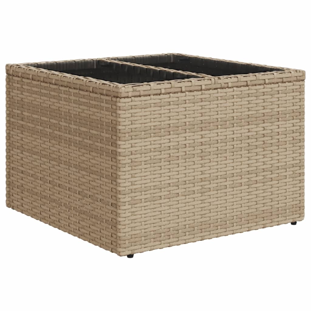 sofasæt til haven 11 dele med hynder polyrattan beige