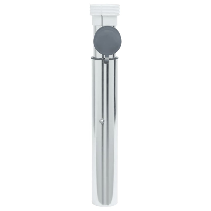 nedgravet parasolholder til 40-50 mm stang aluminium sølvfarvet