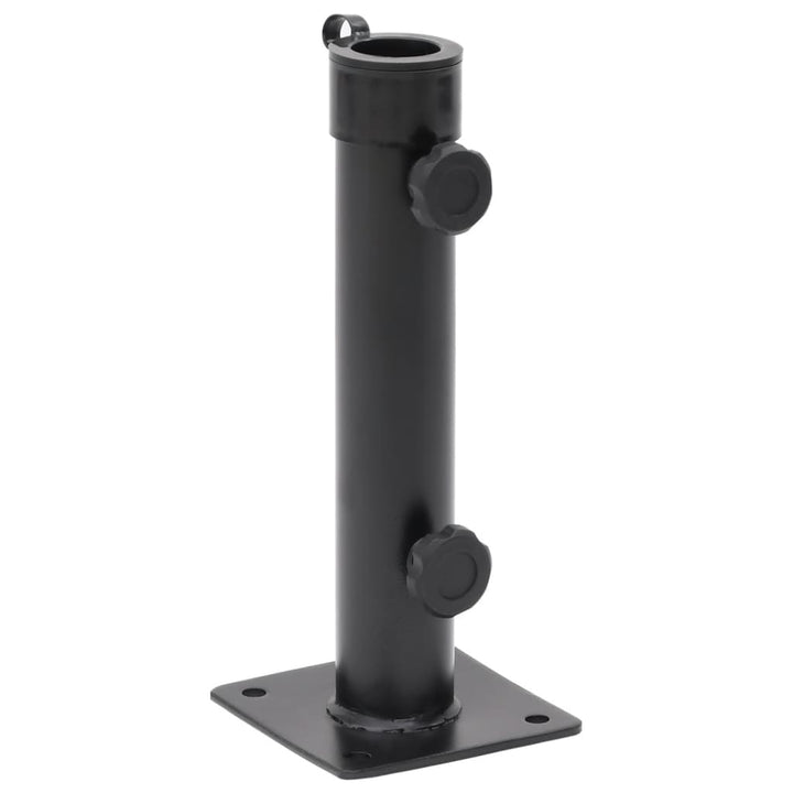 parasolholder til Ø38/48 mm stang stål matsort