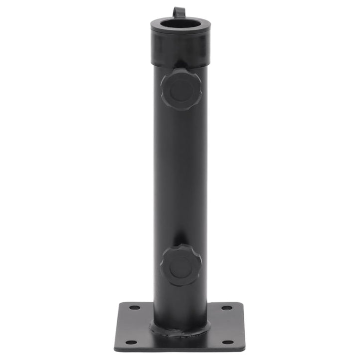 parasolholder til Ø38/48 mm stang stål matsort