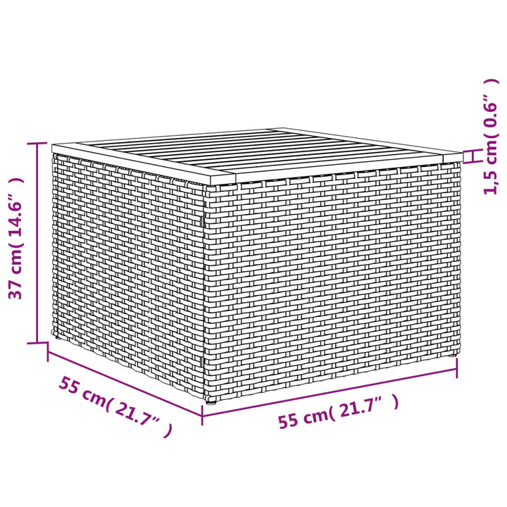 havesofasæt 5 dele med hynder polyrattan beige