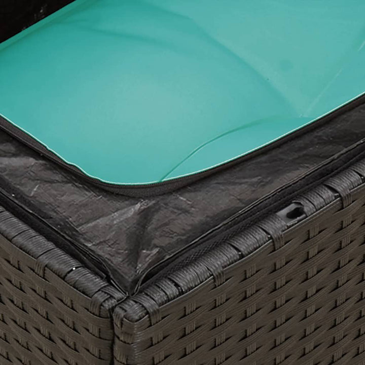 sofasæt til haven 13 dele med hynder polyrattan sort