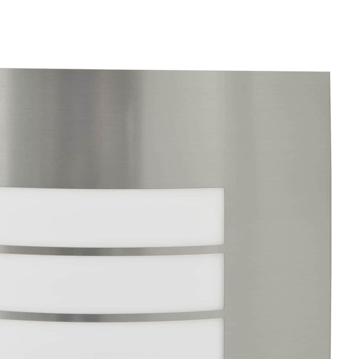 Udendørs væglampe 2 pcs Sølv 23,5 x 9 x 26 cm