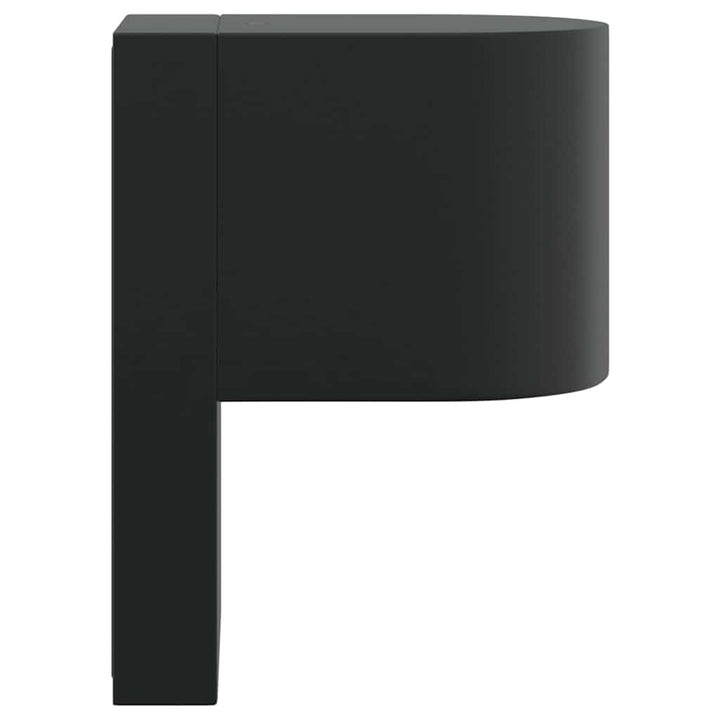 Udendørs væglampe 2 pcs Sort 12 x 7 x 15 cm Rustfrit stål