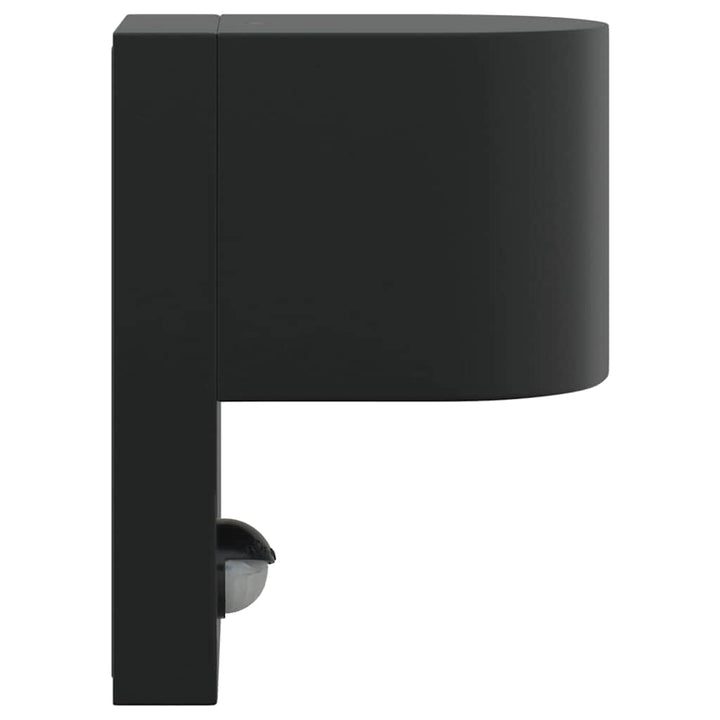 Udendørs væglampe 2 pcs Sort 12 x 7 x 15 cm Rustfrit stål