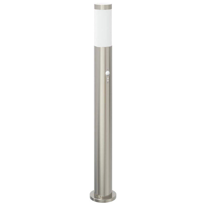 pullertlampe med sensor 80 cm rustfrit stål IP44