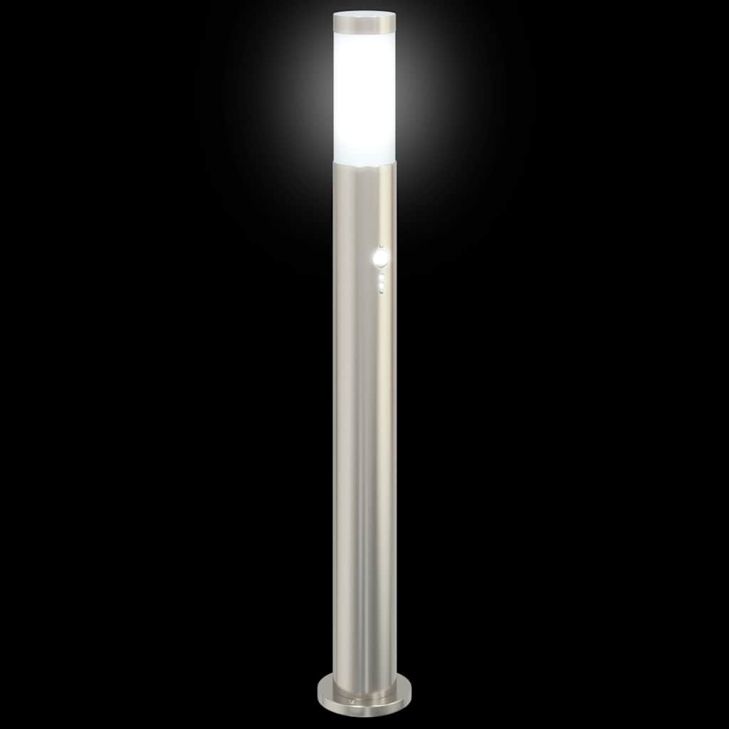 pullertlamper med sensor 3 stk. 80 cm rustfrit stål IP44