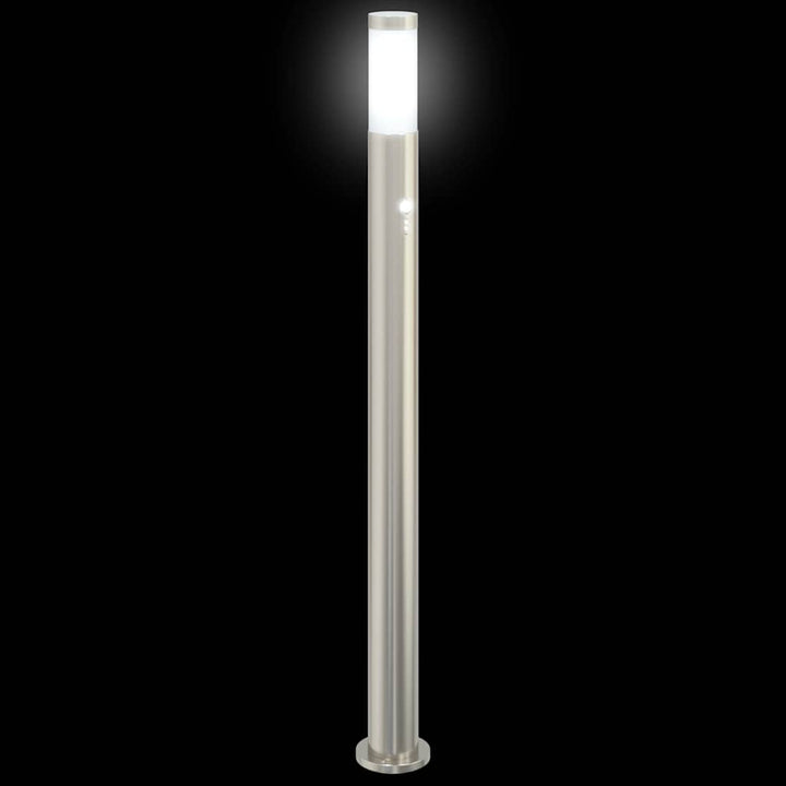 pullertlampe med sensor 110 cm rustfrit stål IP44