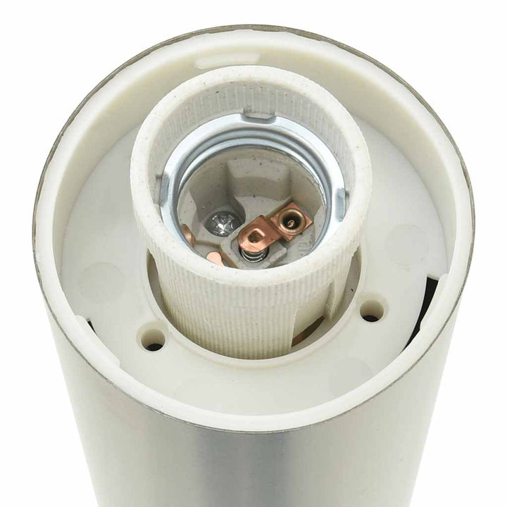 pullertlamper med sensor og stikkontakt 3 stk. 50 cm rustfrit stål IP44