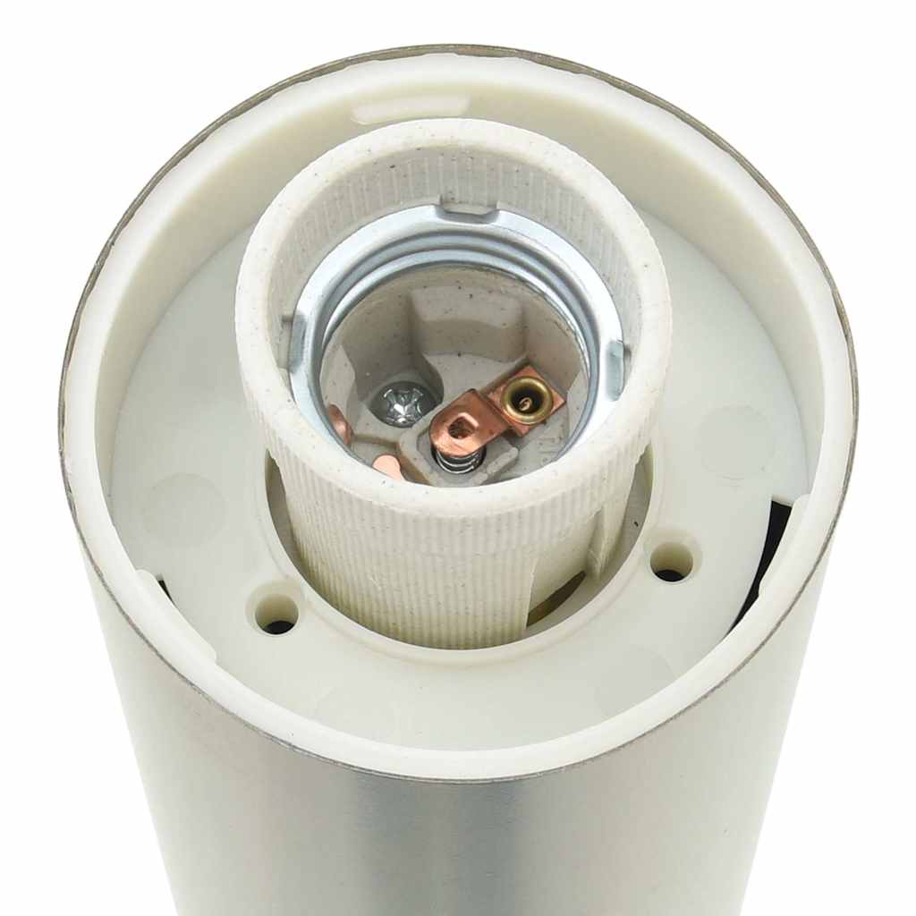 pullertlampe med sensor og stikkontakt 80 cm rustfrit stål IP44