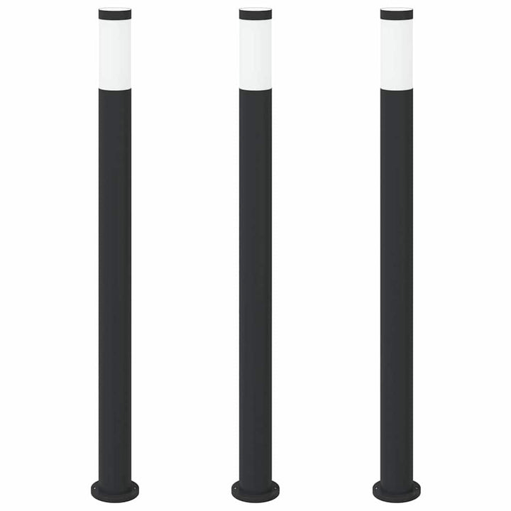 pullertlamper 3 stk. 110 cm rustfrit stål IP44