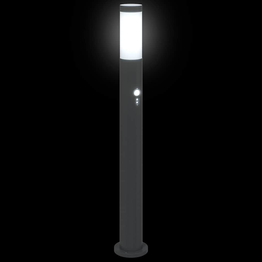 pullertlamper med sensor 3 stk. 80 cm rustfrit stål IP44
