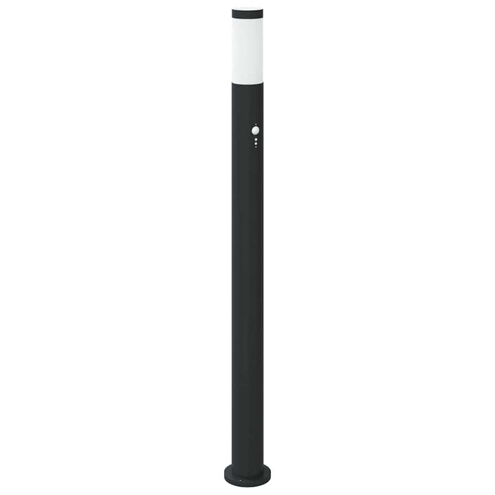 pullertlampe med sensor 110 cm rustfrit stål IP44