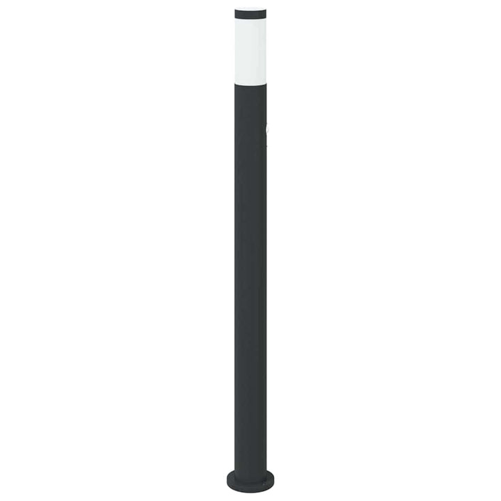 pullertlampe med sensor 110 cm rustfrit stål IP44