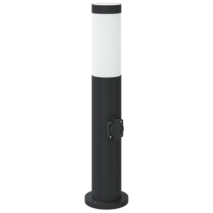 pullertlamper med stikkontakt 3 stk. 50 cm rustfrit stål IP44