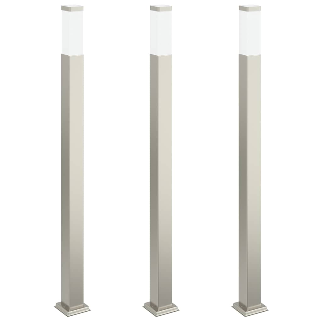 pullertlamper 3 stk. 110 cm rustfrit stål IP44