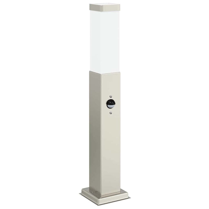 pullertlampe med sensor 50 cm rustfrit stål IP44