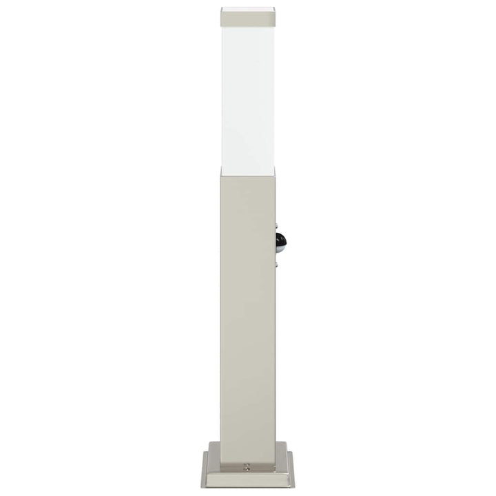 pullertlampe med sensor 50 cm rustfrit stål IP44