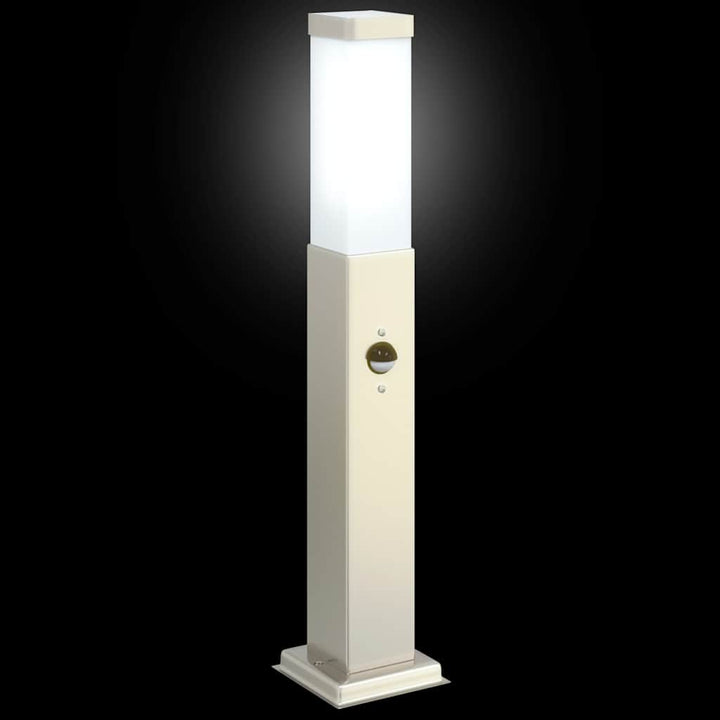 pullertlamper med sensor 3 stk. 50 cm rustfrit stål IP44