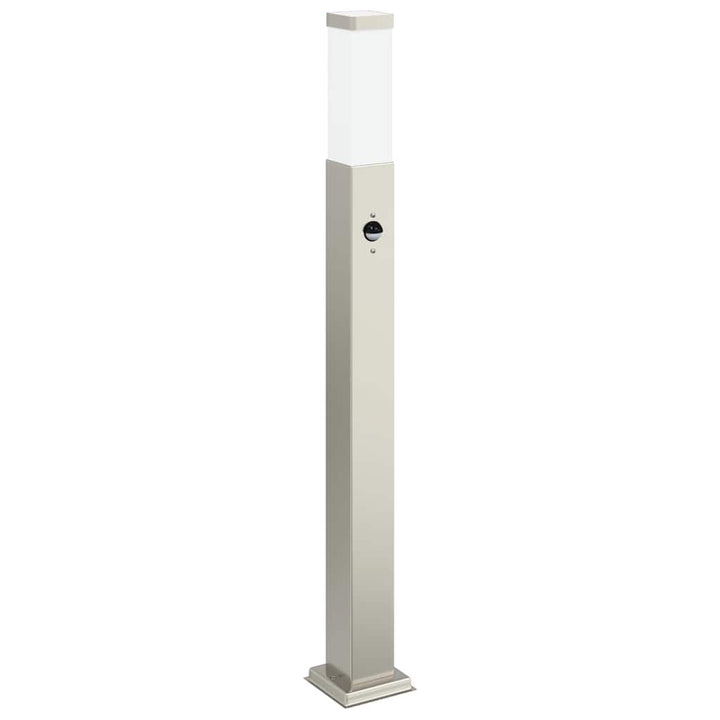 pullertlampe med sensor 80 cm rustfrit stål IP44