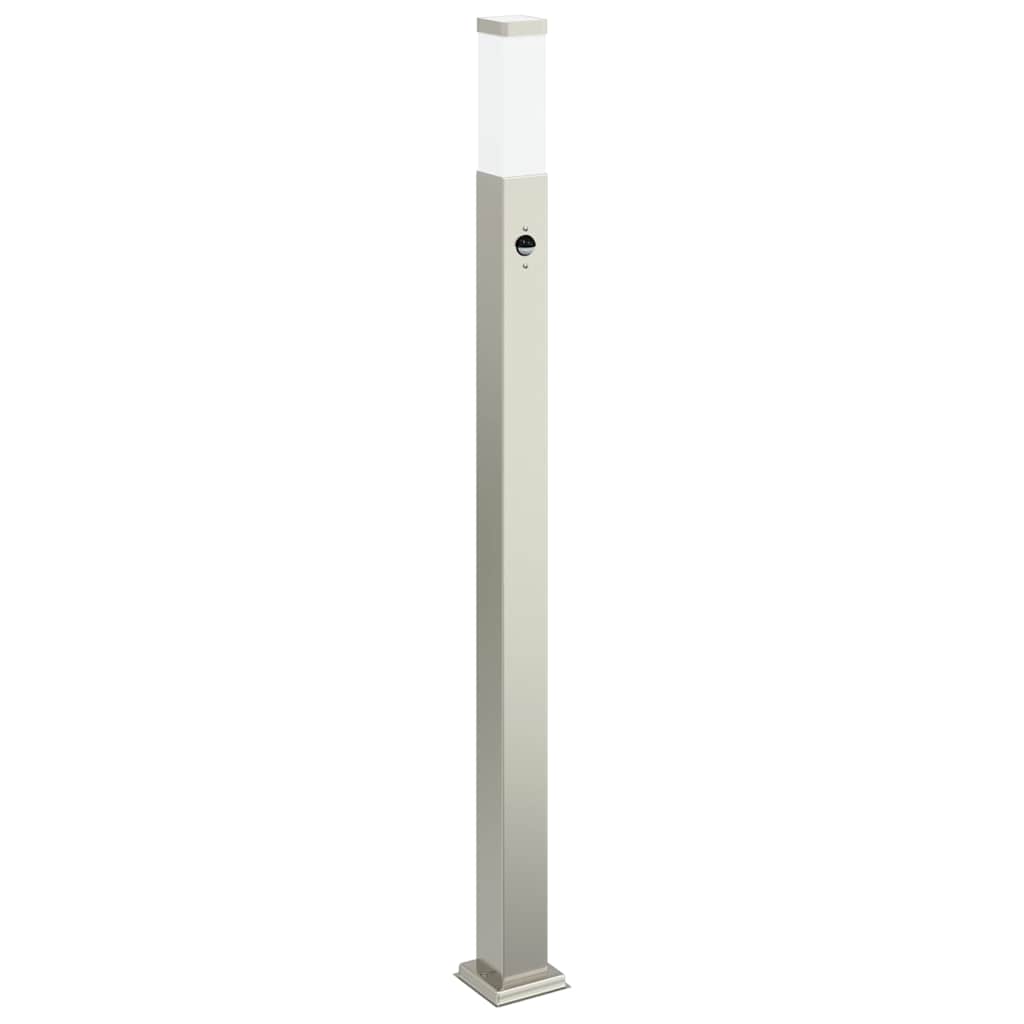 pullertlampe med sensor 110 cm rustfrit stål IP44