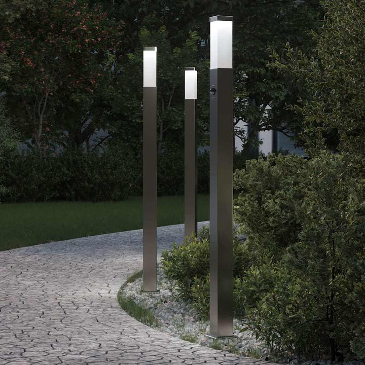 pullertlamper med sensor 3 stk. 110 cm rustfrit stål IP44