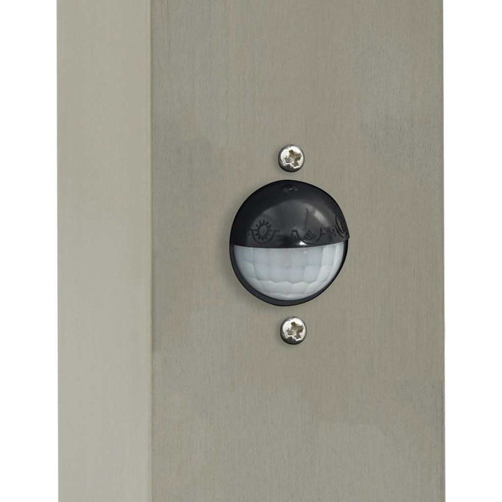 pullertlamper med sensor og stikkontakt 3 stk. 50 cm rustfrit stål IP44