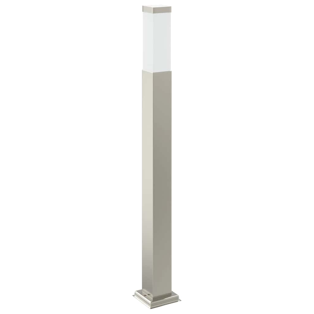 pullertlampe med sensor og stikkontakt 80 cm rustfrit stål IP44