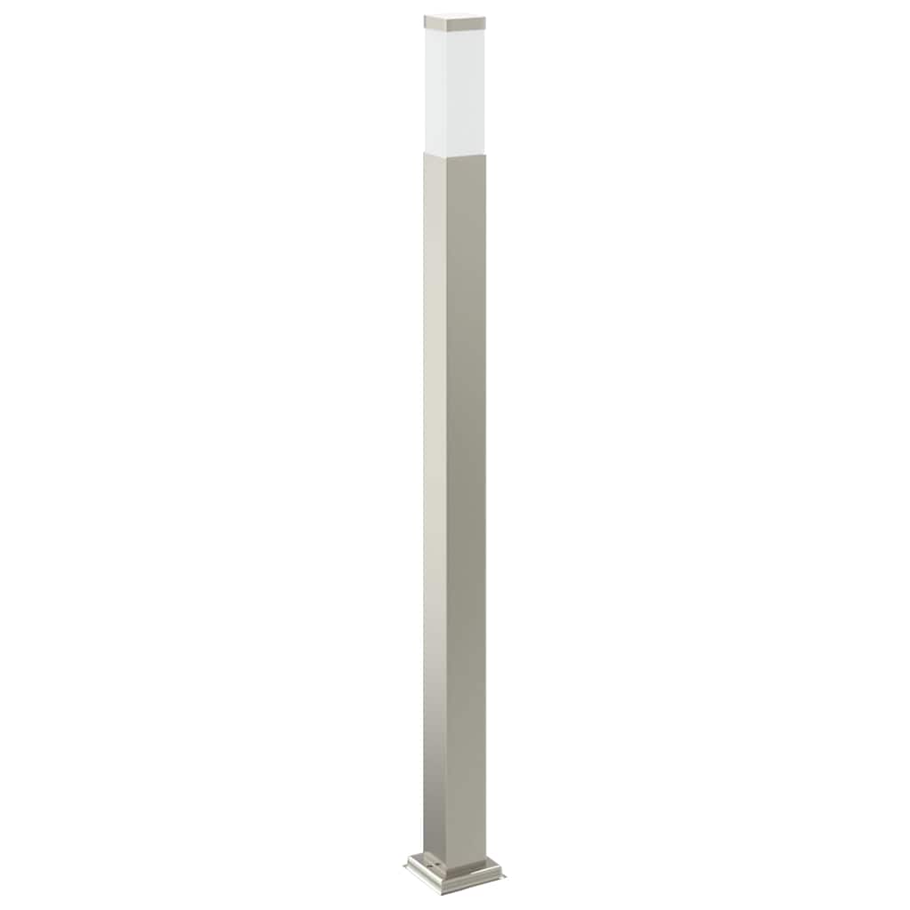 pullertlampe med sensor og stikkontakt 110 cm rustfrit stål IP44