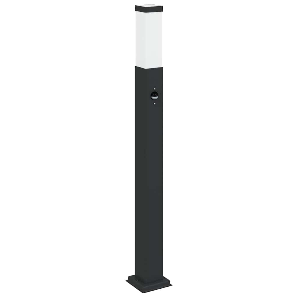 pullertlamper med sensor 3 stk. 80 cm sort IP44
