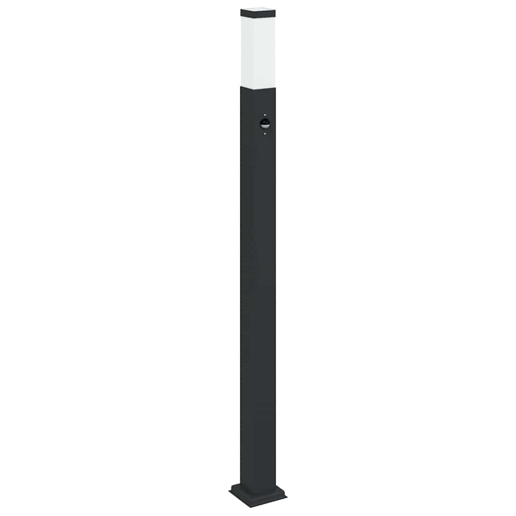pullertlampe med sensor 110 cm sort IP44